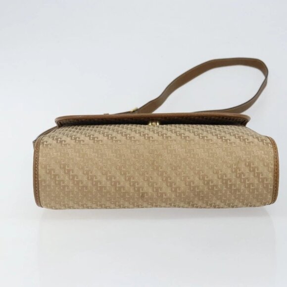 GUCCI Shoulder Bag Canvas Beige Gold 001 113 0712 Auth BA6105 - Picture 6 of 15